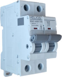 Διακόπτης Dc Helios Mcb 32a 500v 2p Διακόπτης Dc Helios Mcb 32a 500v 2p
