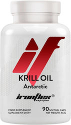 Ironflex Nutrition Ωμέγα 3 Krill Oil 500mg 90 μαλακές κάψουλες