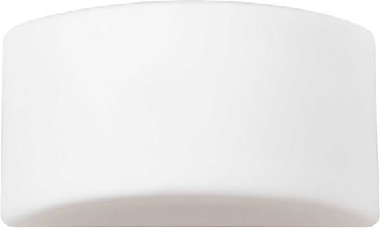 Viokef Lumină de Perete cu Soclu E27 Alb 13x24x9.5cm