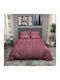 Charalambidis Textiles Bettdecke Einzelbett 160x230cm Regen Fuchsia 350 GSMGsm