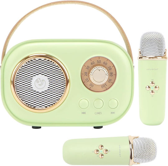 Boxă Karaoke cu Microfoane Fără Fir C30 Pro 96523845623 Verde
