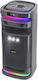 Akai Proffesional Karaoke Speaker With Wireless Microphone And Lighting Effects X12 Black