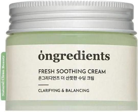 Ongredients Fresh Soothing Cream Creme Gesicht 50ml