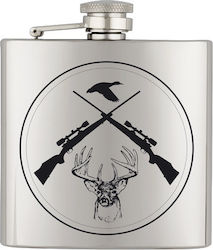 Albainox Hunting Scenes Flask Stainless Steel 177ml