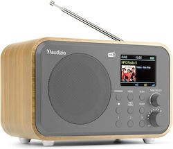 Audizio Milan DAB+ Настолен Акумулаторен Бамбуков Audizio Milan DAB+ Настолен Акумулаторен Бамбуков