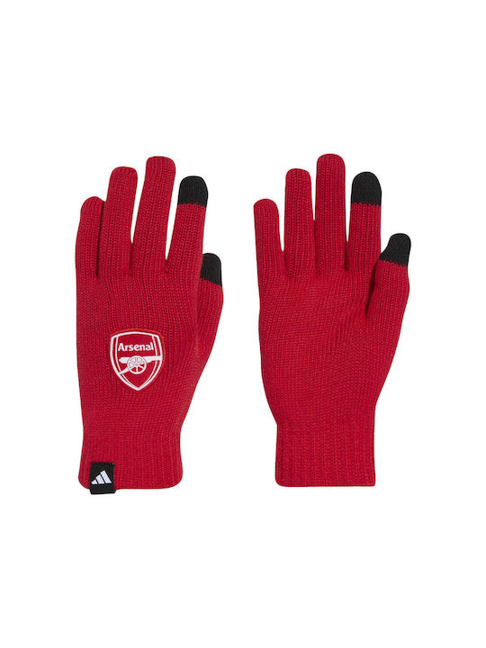 adidas Arsenal Ανδρικά Αθλητικά Γάντια Ποδοσφαίρου Κόκκινα