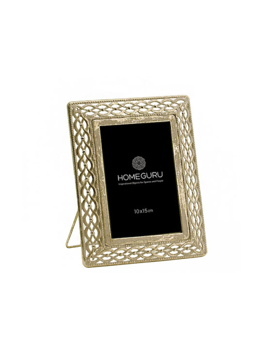 Zaros Metallic Photo Frame With Gold Frame
