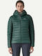 Damen Puffer Jacke Winddicht für Winter Sizzle Red