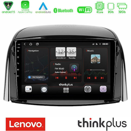 Lenovo Ηχοσύστημα Αυτοκινήτου για Renault Koleos 2007-2015 (Bluetooth/USB/WiFi/GPS/Apple-Carplay/Android-Auto) με Οθόνη Αφής 9"