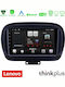 Lenovo Auto-Audiosystem für Fiat 500X 2015-2020 (Bluetooth/USB/AUX/WiFi/GPS/Apple-Carplay/Android-Auto) mit Touchscreen 9"