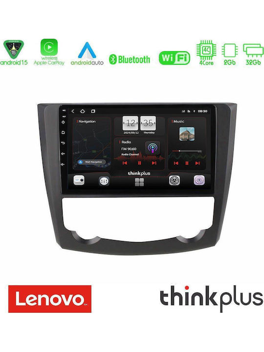 Lenovo Car Audio System for Renault Kadjar 2015-2021 (Bluetooth/USB/WiFi/GPS/Apple-Carplay/Android-Auto) with Touch Screen 9"