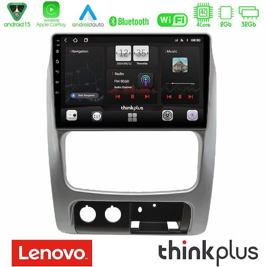 Lenovo Ηχοσύστημα Αυτοκινήτου για Jeep Cherokee 2002-2007 (Bluetooth/USB/WiFi/GPS/Apple-Carplay/Android-Auto)