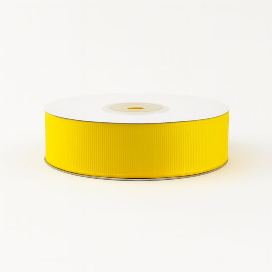 Gro Band Monochrom Gelb 23meters mit Breite 13mm