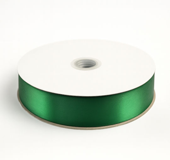 Satin,σατεν Band Monochrom Grün 92meters mit Breite 10mm