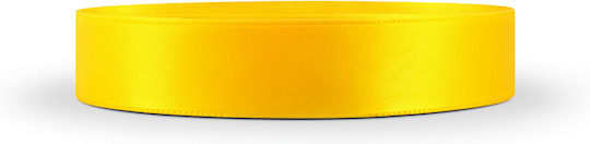 Satin,σατεν Band Monochrom Gelb 50meters mit Breite 23mm