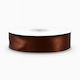Satin,σατεν Band Monochrom Braun 92meters mit B...
