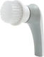 Plastic Rotating Cleaning Brush with Handle Gray