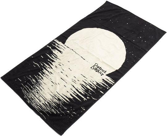 District75 Beach Towel Cotton Black 160x80cm.