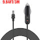 Καλώδιο Φόρτισης Charging Dc Power Waterproof Cable 12v-24v Car Charger Starlink Mini 9.84ft/3m 5.5mm*2.1mm Κωδ.1-per0123