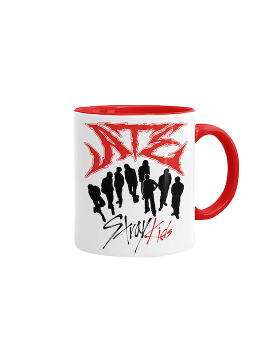 Koupakoupa Stray Kids Boy Band Mug Ceramic Red ...
