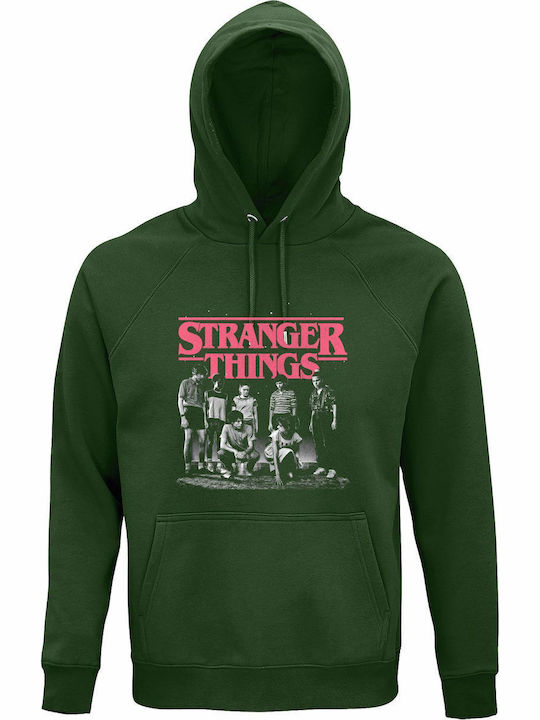 Unisex Organic Cotton Hoodie Stranger Things Sq...