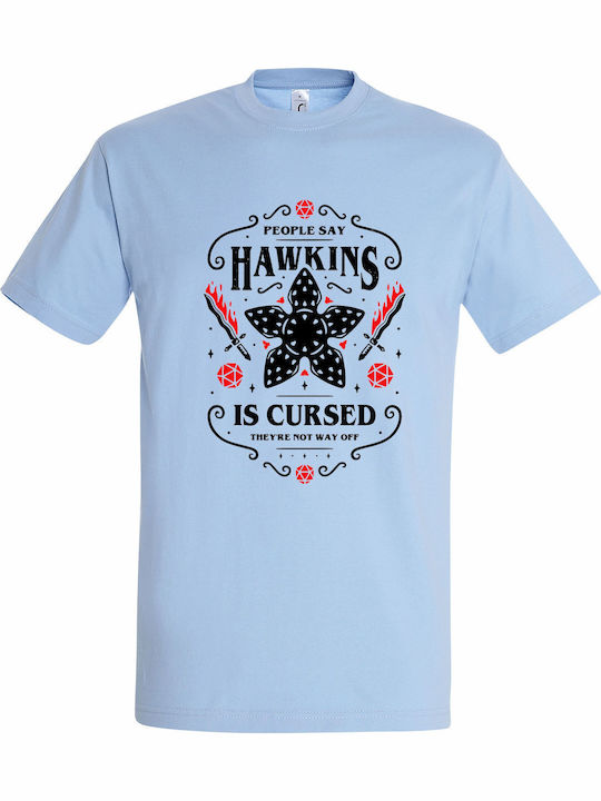 Unisex T-shirt Stranger Things Hawkins Is Curse...