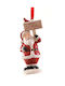 Christmas Ornament Santa Claus Sign Message Santa Sign Vetur 93545