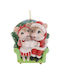 Christmas Ornament Mouse Armchair Mice Couple 8.40cm