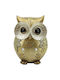 Marhome Dekorative Eule Aus Polyresin 12x8x17cm