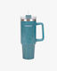 Flamingueo Handled Tumbler Θερμός Ανοξείδωτο 1.18lt Πράσινο με Καλαμάκι και Λαβή