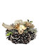 General Trade Christmas Candlestick 14.5x14.5cm