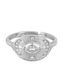 Excite-Fashion Ring with Zircon made of Silver