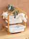 Toy Storage System made of Wood White 43x30x54.5cm 1pcs