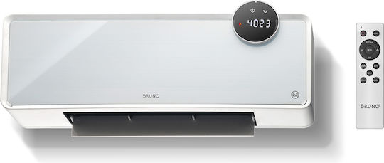 Bruno Ceramic Fan Heater Room Wall White 2000W