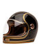 Marko Helmets Fullmoon 2 Black Gold Motorradhelm Volles Gesicht ECE 22.06
