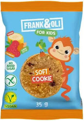 Frank & Oli Kids Soft Cookie Almond Paste Strawberry & Banana Soft Cookie Almond Paste Strawberry & Banana 35g