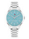 Tommy Hilfiger Chloe Womens Watch 34mm Battery with Silver Metal Bracelet