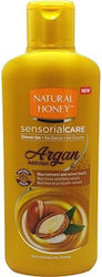 Natural Honey Gel de Duș cu Argan 650 Ml