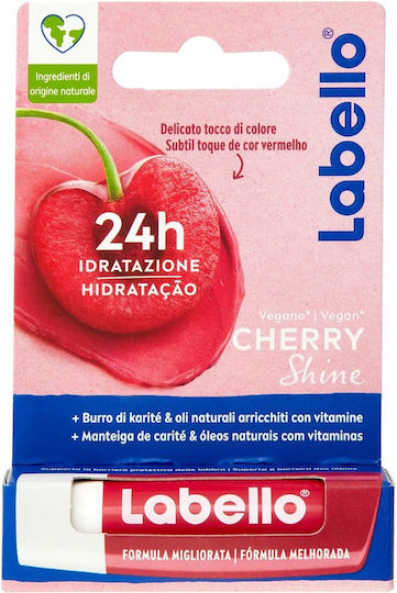 Labello Cherry Shine Lip Balm 24h Hydration 4.8g 5.5 Ml