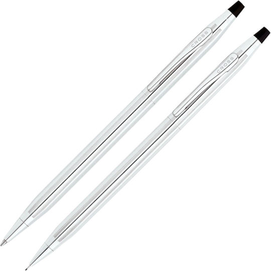 Cross Classic Century Chrome Комплект Химикалка и Механичен Молив 0.7mm