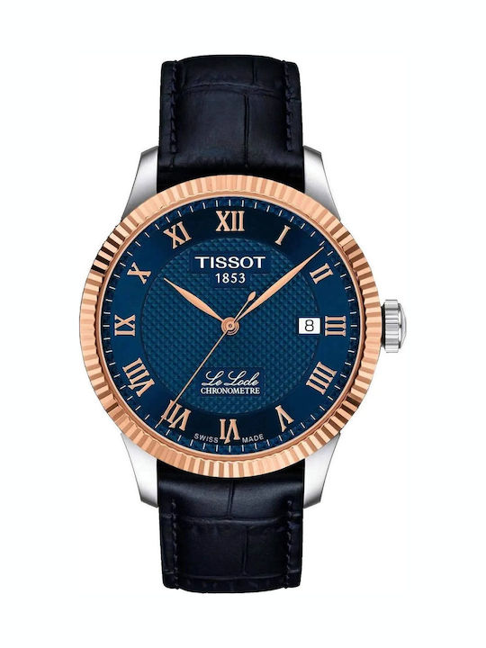Tissot T-Classic Le Locle Cosc Ceas Automat Cu Curea Din Piele