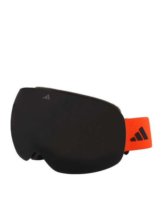adidas Μάσκα Σκι & Snowboard Ενηλίκων Μαύρη με Φακό Φιμέ σε Μαύρο Χρώμα