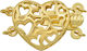 Klammer K14 Gold Herzform V126746