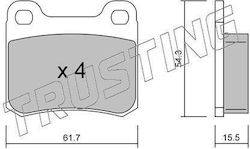 Τακακια Οπισθια Mercedes C Class W202 93->00-coupe C124 87 16bp1108-2730