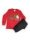 Natura Детска пижама Зимна Red, Black
