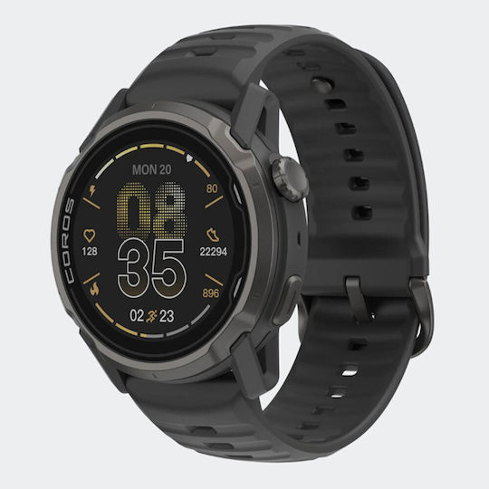 Coros Apex 4 Titan 46mm Rezistent la apă Smartwatch (Negru)