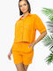 Γυναικείο Σετ με Σορτς Orange