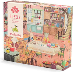Moulin Roty Kinderpuzzles 100 Teile La Grande Famille Moulin Roty Kinderpuzzles 100 Teile La Grande Famille