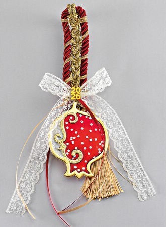 Adorex Handmade Окачен Гоури Нар от Метал 2026 1бр