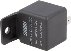 Ρελέ Relay Αυτοκινήτου Spdt Ucoil 24v Dc 40a S10-1c-c1-24vdc 5 Επαφές